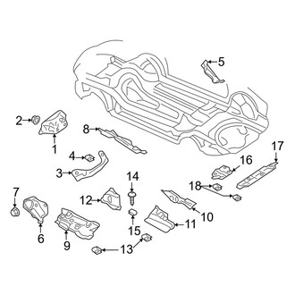 Audi OE - Exhaust System - Heat Shields