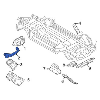 Audi OE - Front Right Floor Pan Heat Shield