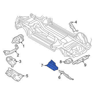 Audi OE - Floor Pan Heat Shield