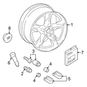 Audi OE - Wheels (20" Wheel), (Premium / Premium Plus / Prestige)