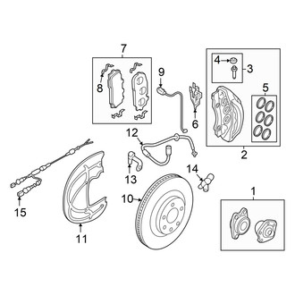 Audi OE - Front Suspension - Brake Components (375 x 36 mm), (Premium / Premium Plus / Prestige)