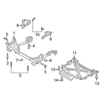 Audi OE - Front Suspension - Suspension Mounting (2.0L)