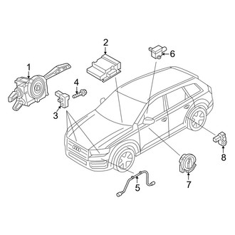 Audi OE - Restraint Systems - Air Bag Components (Modules & Sensors)