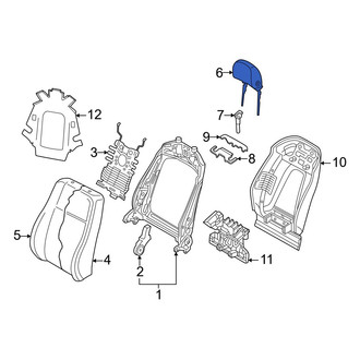 Audi OE - Front Headrest