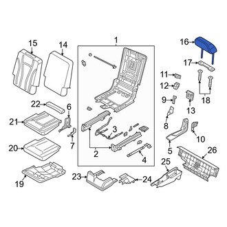 Audi OE - Center Headrest