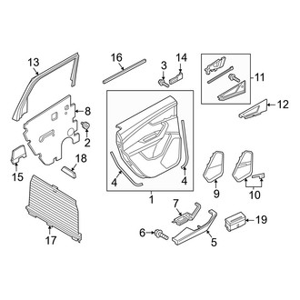 Audi OE - Rear Door - Interior Trim (Door Panels & Covers)