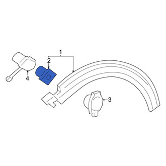 Audi OE - Door Molding Clip
