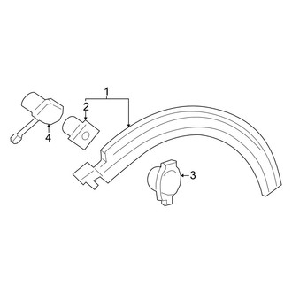 Audi OE - Quarter Panel - Exterior Trim
