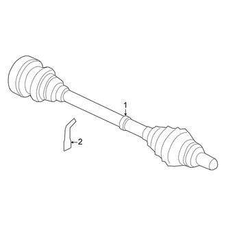 Audi OE - Rear Suspension - Drive Axles (2.0L)