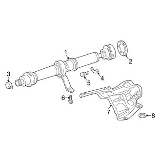 Audi OE - Rear Suspension - Drive Shaft