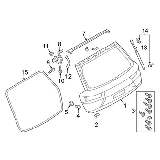 Audi OE - Lift Gate - Gate & Hardware