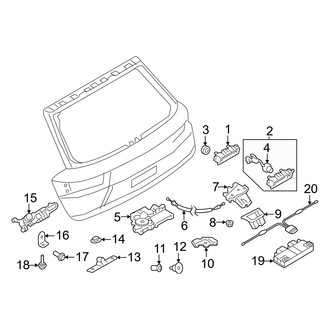 Audi OE - Lift Gate - Lock & Hardware