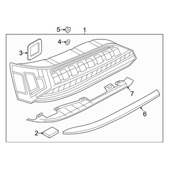 Audi OE - Rear Lamps - Tail Lamps (Lift Gate), (Premium / Premium Plus / Prestige)