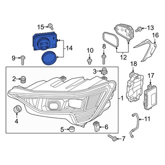 Audi OE - Front Headlight Control Module