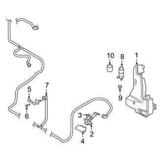 Audi OE - Front Lamps - Washer Components (Premium Plus / Prestige)