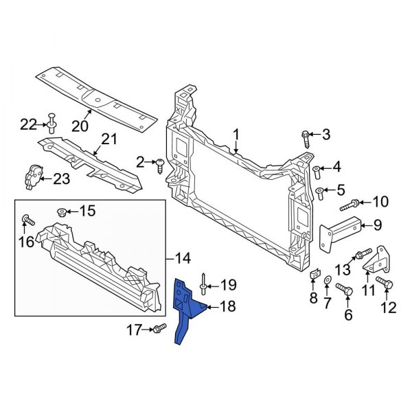 Radiator Support Bracket