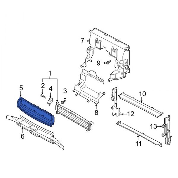 Radiator Support Baffle