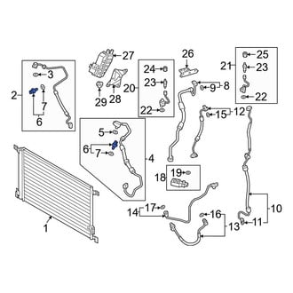Audi OE - A/C Refrigerant Temperature Sensor