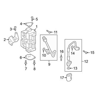 Audi OE - Air Conditioner & Heater - Components (To 09/09/2019, Valve Block)