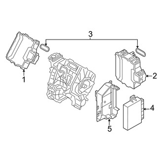 Audi OE - Electrical Components (370 KW System Drive Motors Control Modules), (Prestige)