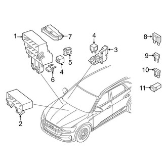 Audi OE - Electrical - Fuse & Relay (Passenger Side)
