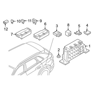 Audi OE - Electrical - Fuse & Relay (Rear Compartment)