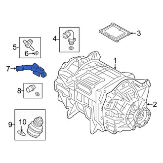Audi OE - Rear Lower Engine Coolant Pipe