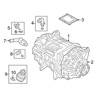 Audi OE - Electrical Components (Drive Motor-Rear, Single Rear Motor), (Premium Plus / Prestige)