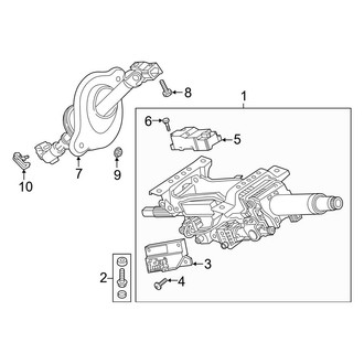 Audi OE - Steering Column Assembly