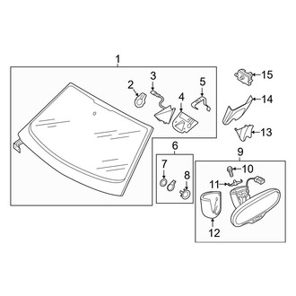 Audi OE - Windshield Glass (Premium Plus)