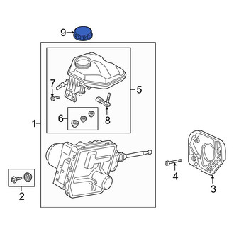 Audi OE - Brake Master Cylinder Reservoir Cap