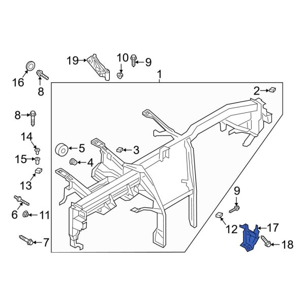 Instrument Panel Crossmember Brace