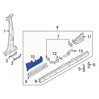 Audi Replacement Rocker Panels | Full, Inner, Outer – CARiD.com