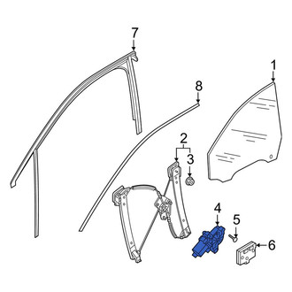 Audi OE - Rear Left Window Motor