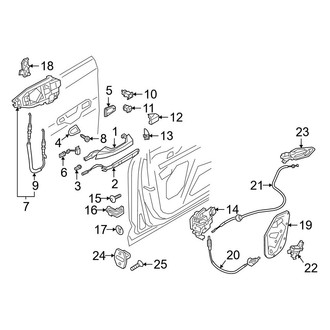 Audi OE - Front Door - Lock & Hardware (Handles & Lock)
