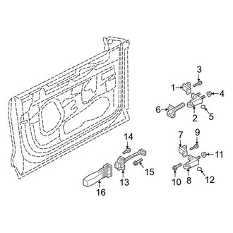 Audi OE - Front Door - Lock & Hardware (Hinges & Checks)