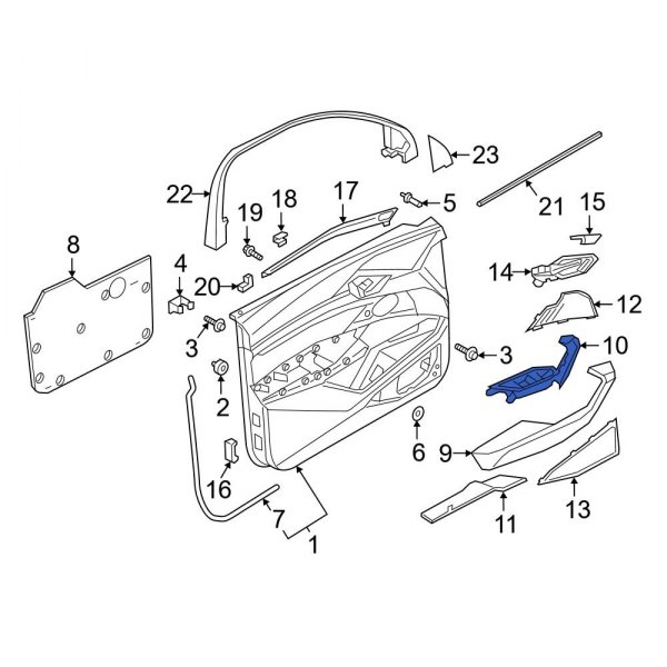 Door Switch Trim Panel