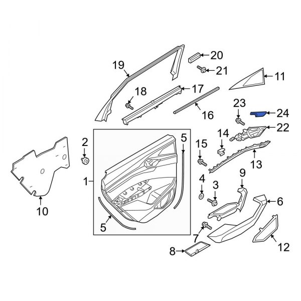 Interior Door Handle Trim