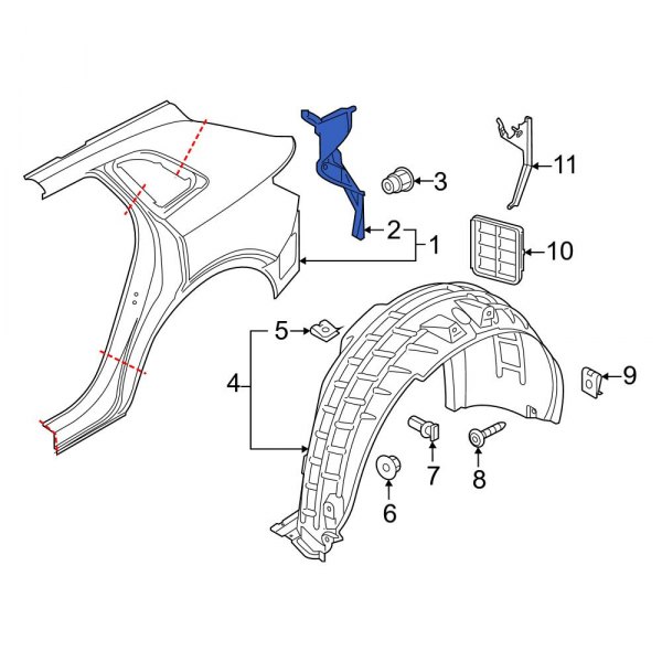 Tail Light Pocket