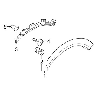 Audi OE - Quarter Panel - Exterior Trim