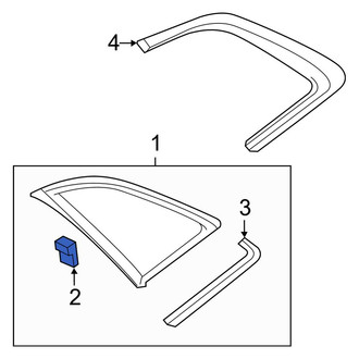 Audi OE - Rear Rain Sensor Connector