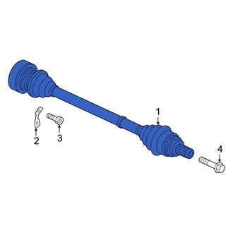 Audi OE - Rear Left CV Axle Assembly