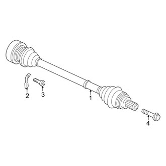 Audi OE - Rear Suspension - Drive Axles (Prestige)