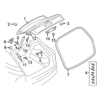 Audi OE - Lift Gate - Gate & Hardware (Premium Plus / Prestige)