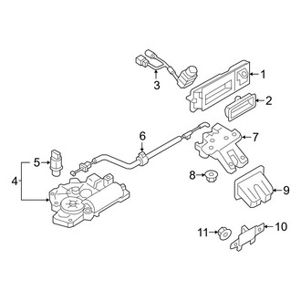 Audi OE - Lift Gate - Lock & Hardware (Premium Plus / Prestige)