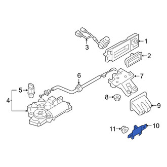 Audi OE - Rear Liftgate Lock Striker Plate