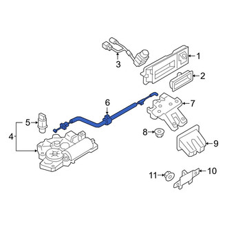Audi OE - Rear Liftgate Latch Control Rod