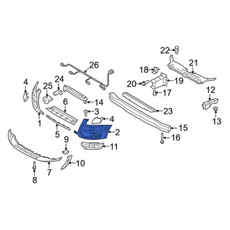 Audi OE - Front Left Bumper Cover