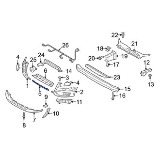 Audi OE - Front Left Bumper Cover