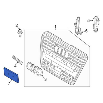 Audi OE - Front License Plate Bracket